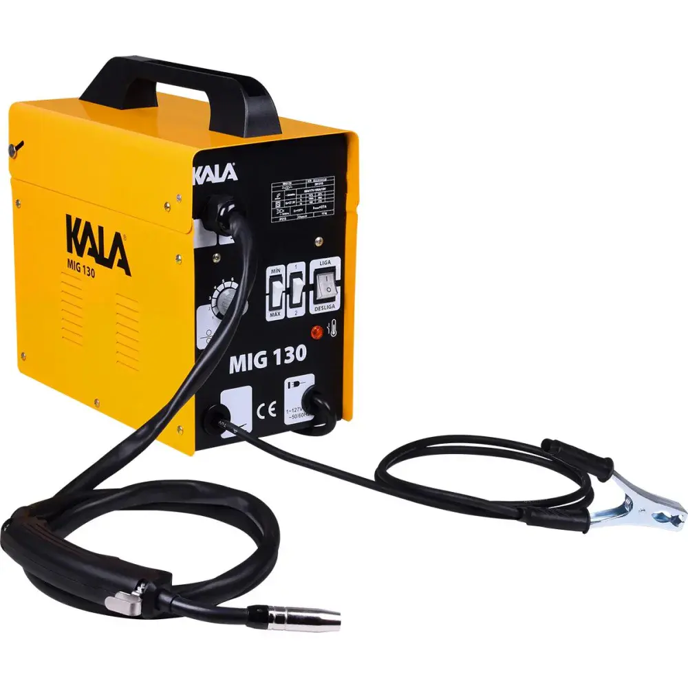 Máquina de solda com tocha MIG130 26A Kala