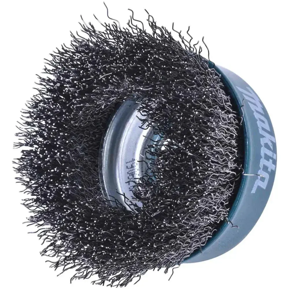 Escova copo aço ondulado 75MM D-55108 Makita — fotografia 7
