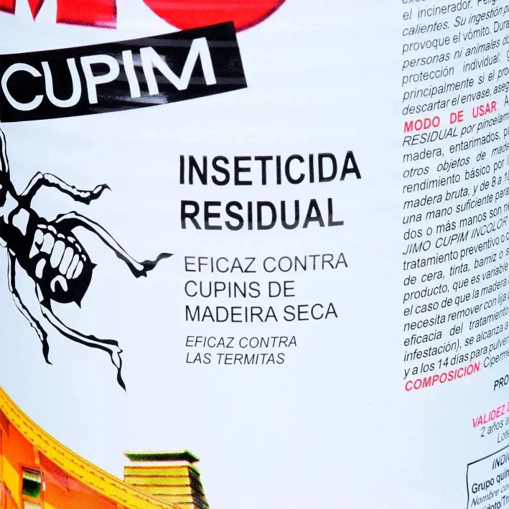 Inseticida jimo cupim incolor lata 900ML jimo Jimo Quimica — fotografia 8