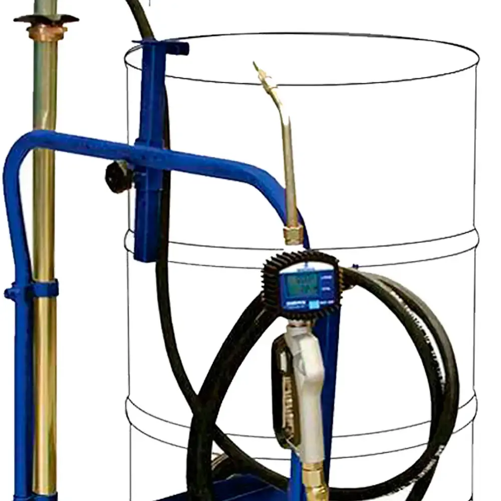 Kit Unidade Móvel p/ Óleo 200L c/ Mangueira Medidor 6755 BREMEN — fotografia 3