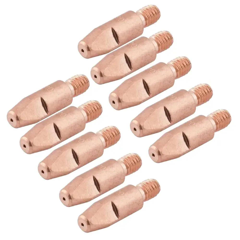 Tubo de Contato 0,9 mm X 38mm M8 P/Tocha 10 unidades MA031S OXIMIG — fotografia de referência