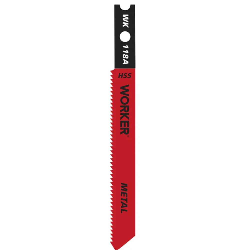 Lâmina serra tico-tico metal 21 dentes 76MM 5 peç Worker — fotografia de referência