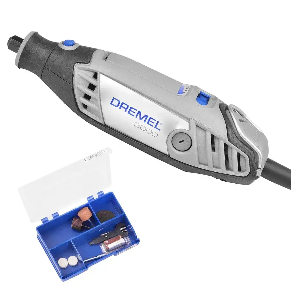 Micro retífica 3000 com 10 peç 33000RPM 120W 127V Dremel — fotografia 6