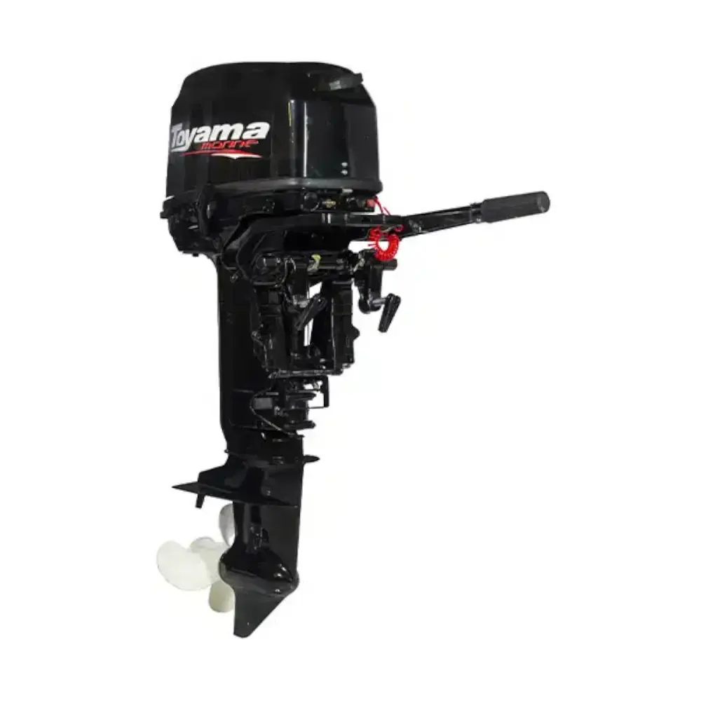 Motor de popa gasolina 25 HP 2 tempos rabeta curta TM25TS 750-004 Toyama — fotografia 4