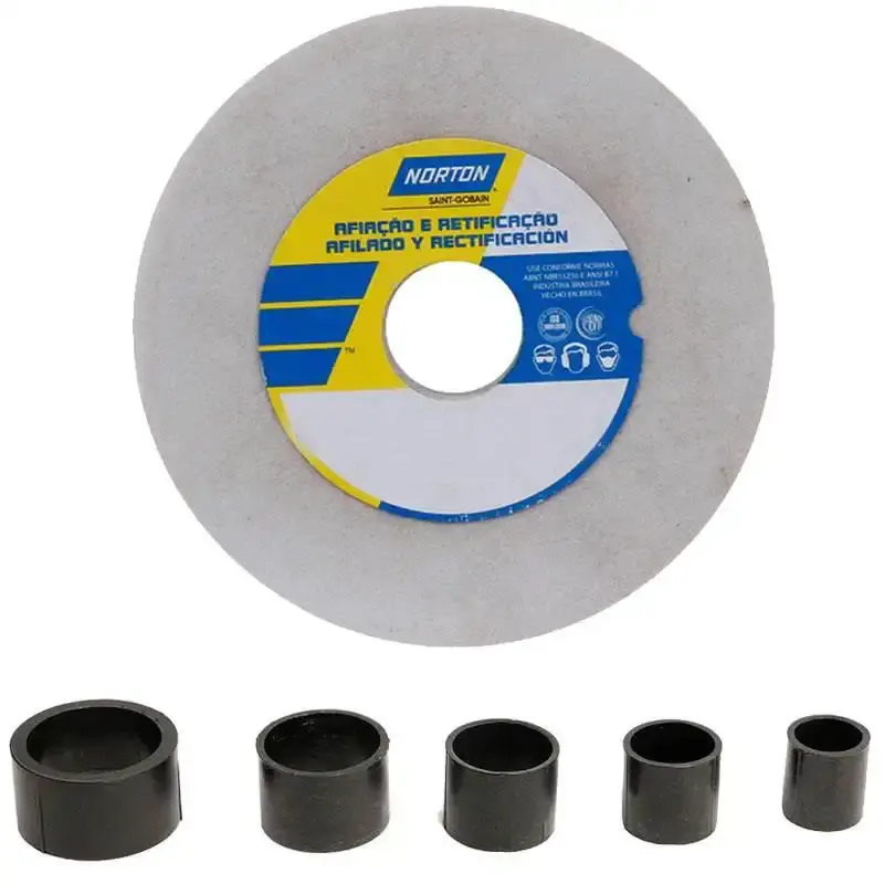 Rebolo Branco 6 x 1 x 1.1/4 POL AA 80 66243464711 NORTON — fotografia 2