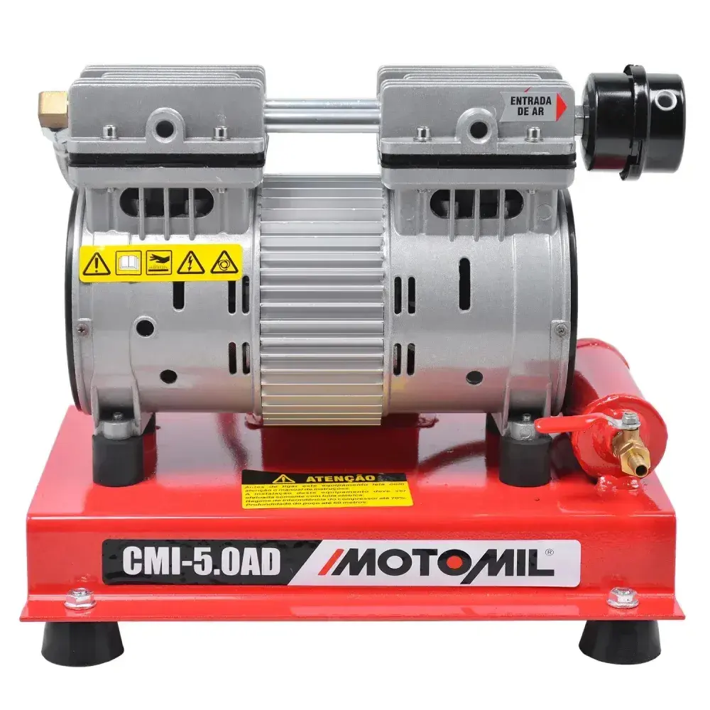 Compressor ar direto sem óleo 5PCM CMI-5,0 ad MotoMil - 220V — fotografia 7
