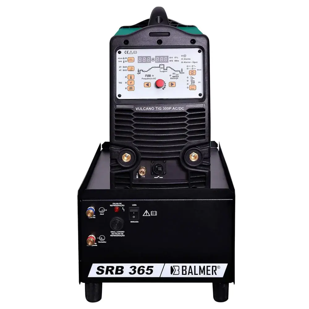 Máquina de solda vulcano tig 300P ac-dc 220V Balmer — fotografia 8