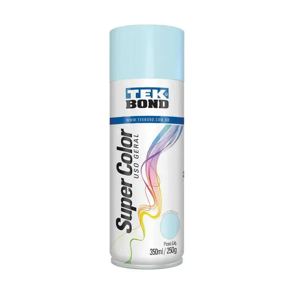 Tinta spray uso geral azul-claro 350ML Tekbond — fotografia 2