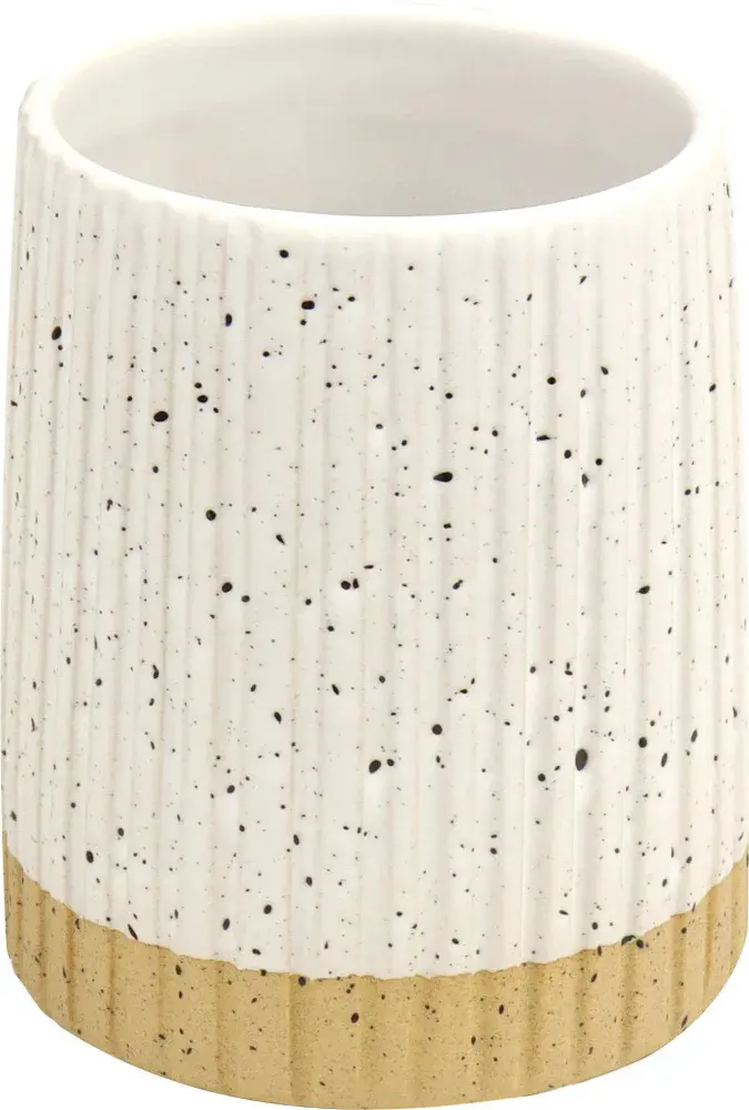 Dispenser para sabonete líquido em cerâmica branco Kala — fotografia de referência