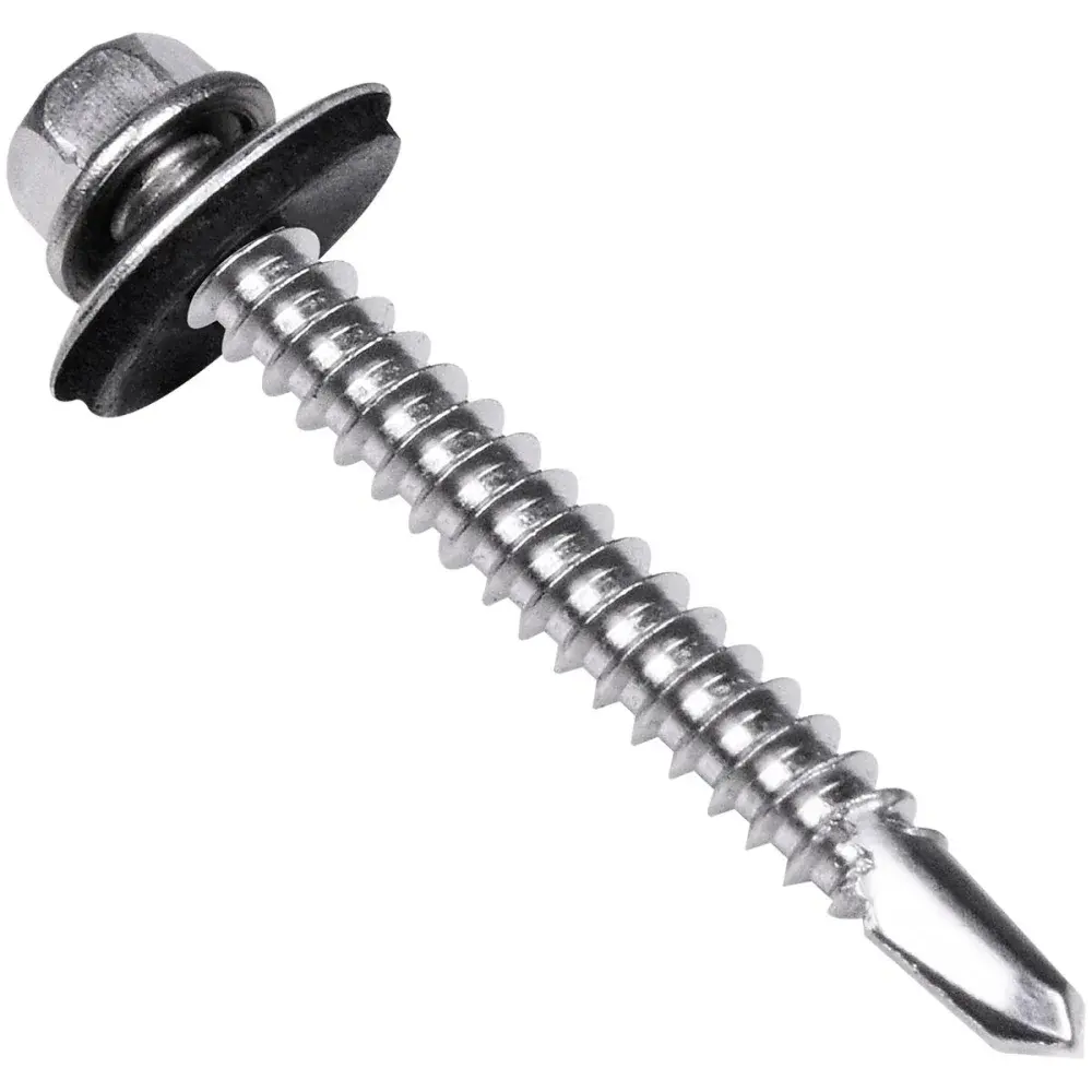 Parafuso ponta broca inox 5,5MMX1.1/2 300 peç Worker — fotografia 3