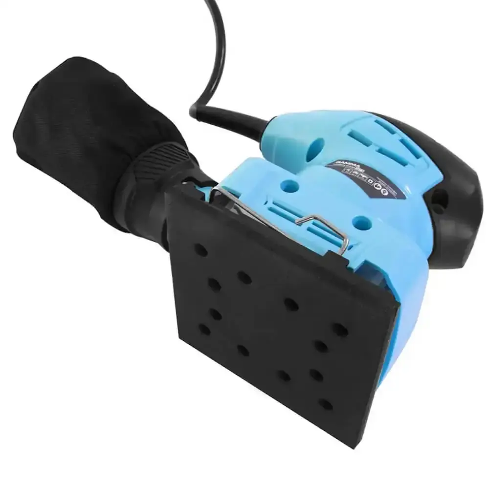 Lixadeira orbital 180W base 115X115MM com coletor de pó Gamma 110 V — fotografia 4