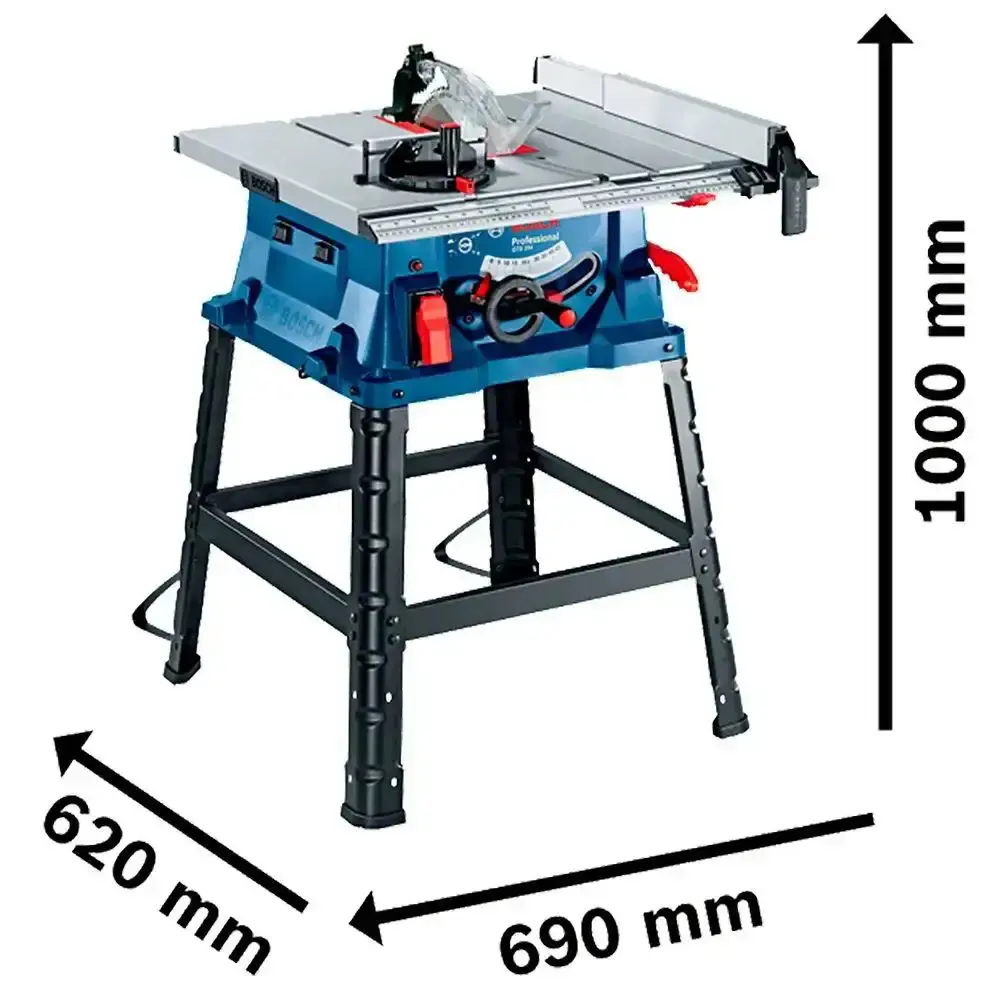 Serra circular de mesa 10POL 1800W Bosch com parafusadeira a bateria 4,8V e kit 12 peças evald 110 V — fotografia 4