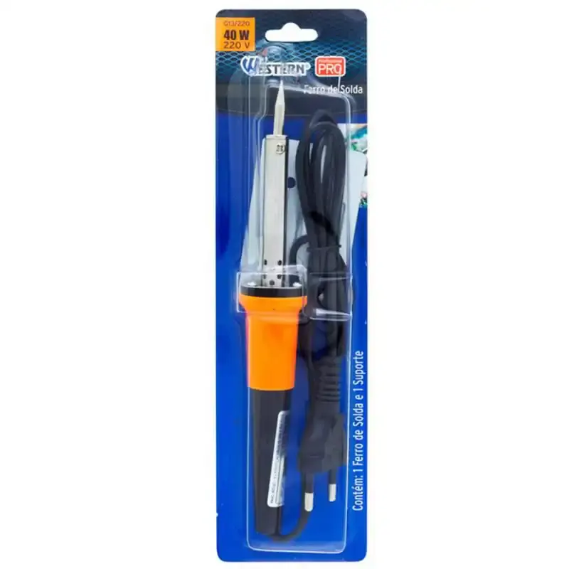 Ferro de solda 40 watts G13 Western 220 V — fotografia 4