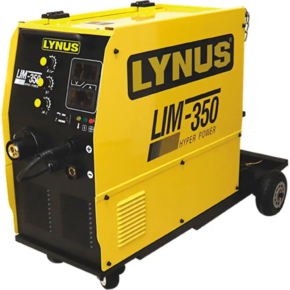 Solda multiprocessos MIG MAG MMA e TIG DC LIM-350 trifásica Lynus — fotografia de referência