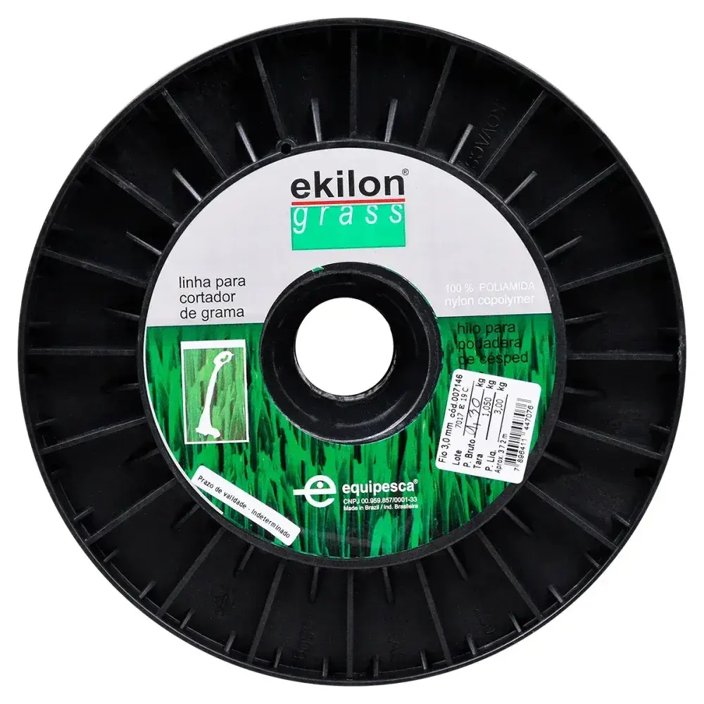 Fio de nylon aparador roçadeira 3MM 372M 3KG Ekilon — fotografia 7
