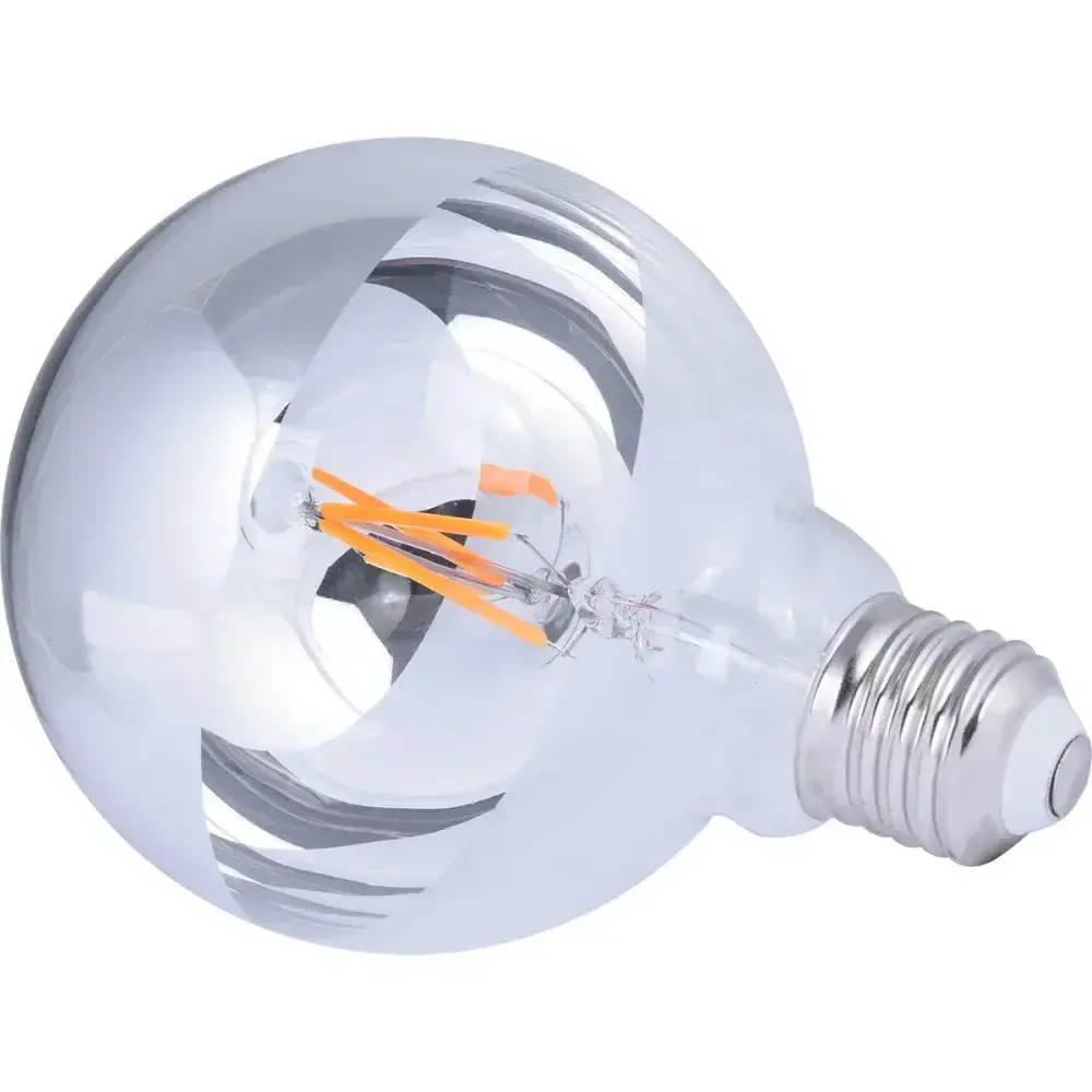 Lâmpada led filamento espelhado globo G95 bivolt Liege — fotografia 9