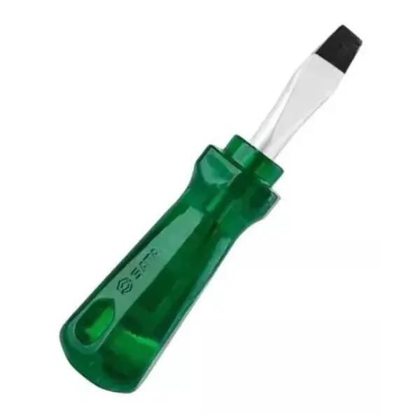 Chave de fenda com cabo translucido verde 3/16X1.1/2” Sata — fotografia 3