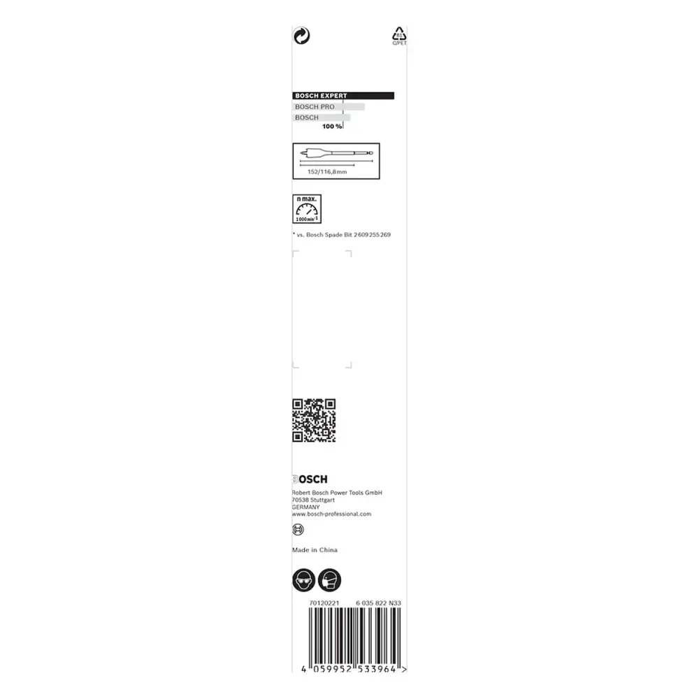 Broca para madeira EXPERT Self Cut Speed 25 x 152mm BOSCH — fotografia 9