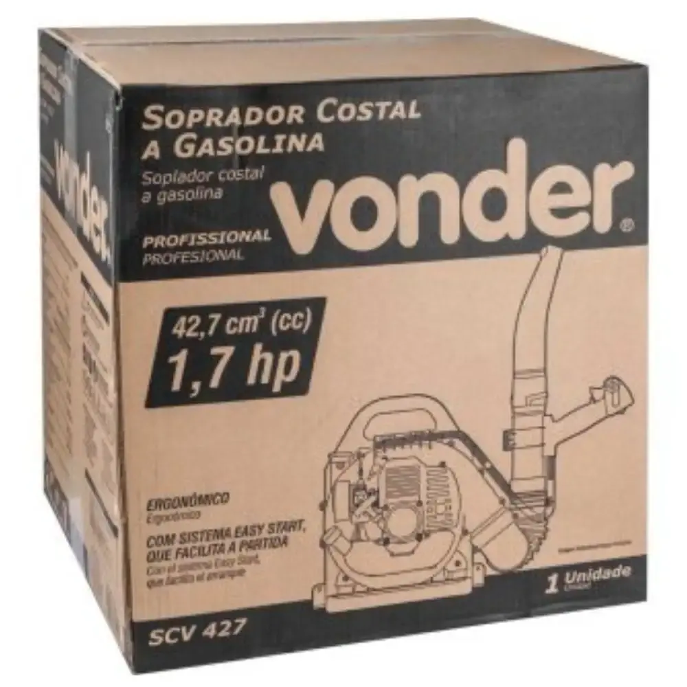 Soprador a gasolina 2T 1,7HP SCV427 Vonder — fotografia 10