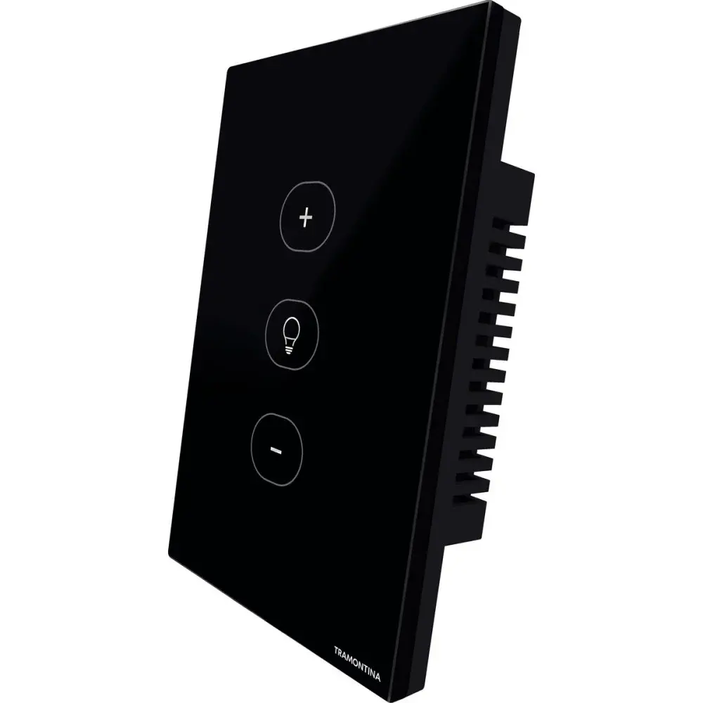Dimmer touch smart wifi preto da Tramontina — fotografia 3