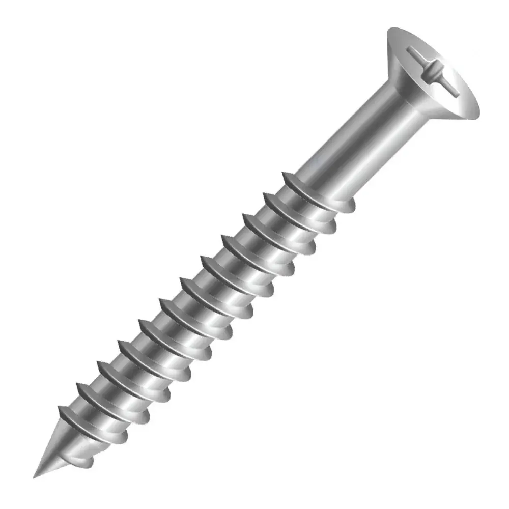 Parafuso madeira chata phillips zinc 6,1X75MM ps 100 pçs Ciser — fotografia de referência