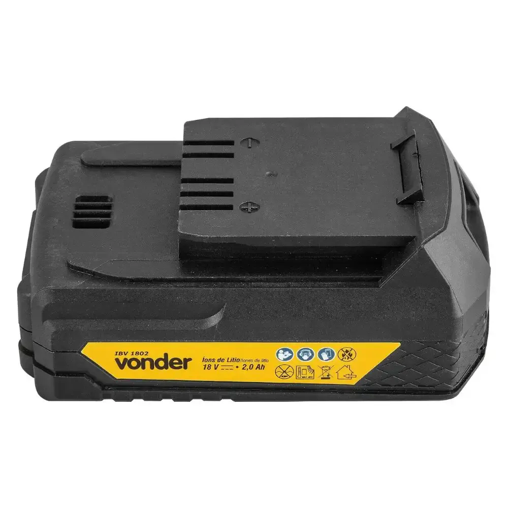 Bateria intercambiável 18V 2.0 Ah Lítio IBV 1802 VONDER — fotografia 3