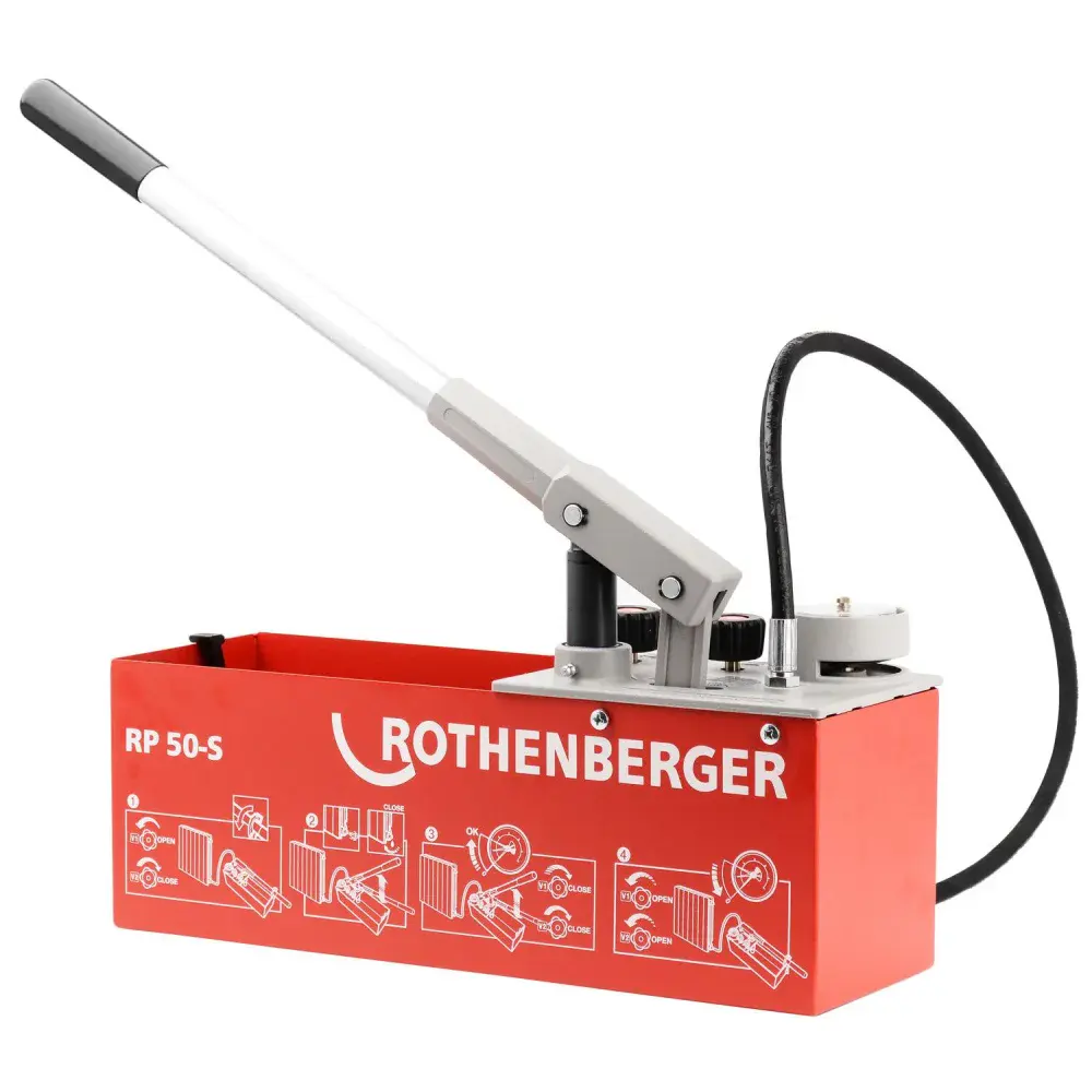 Bomba de teste hidrostático RP50S 60BAR Rothenberger — fotografia 3