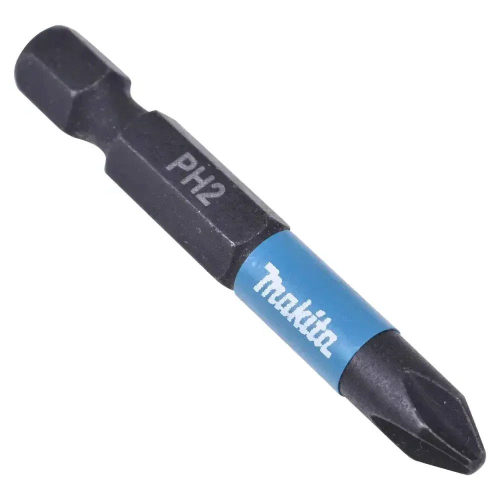 Ponta bits phillips PH2 50MM impacto B-63725 Makita – 2 peç — fotografia 7