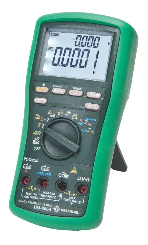 Multímetro digital 10A 1000V cat iv Greenlee — fotografia de referência