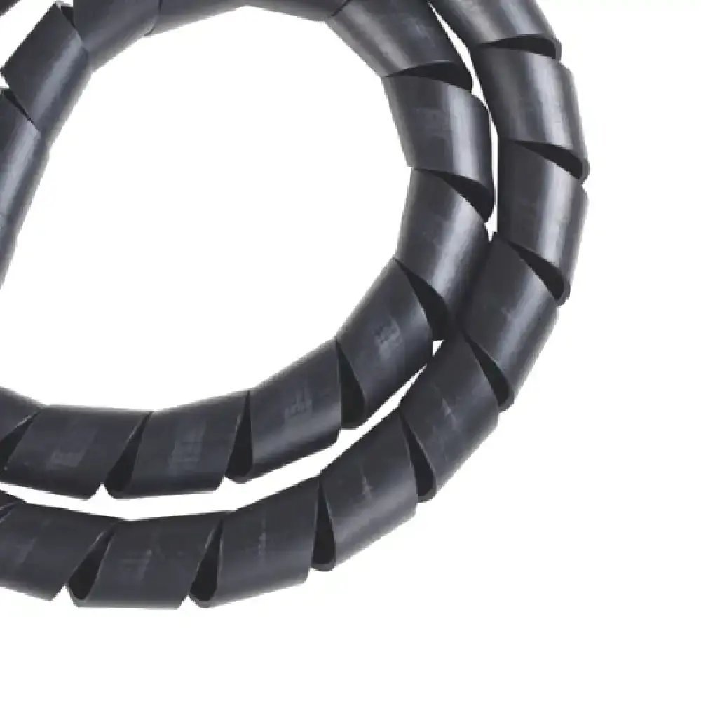 Tubo espiral organizador 1/2 POL preto 1 metro Tramontina — fotografia 4