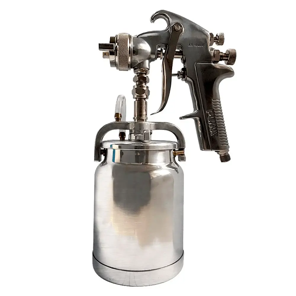 Pistola de pintura sucção 2.0MM AS1040G20 com caneca AS1040G Puma — fotografia de referência