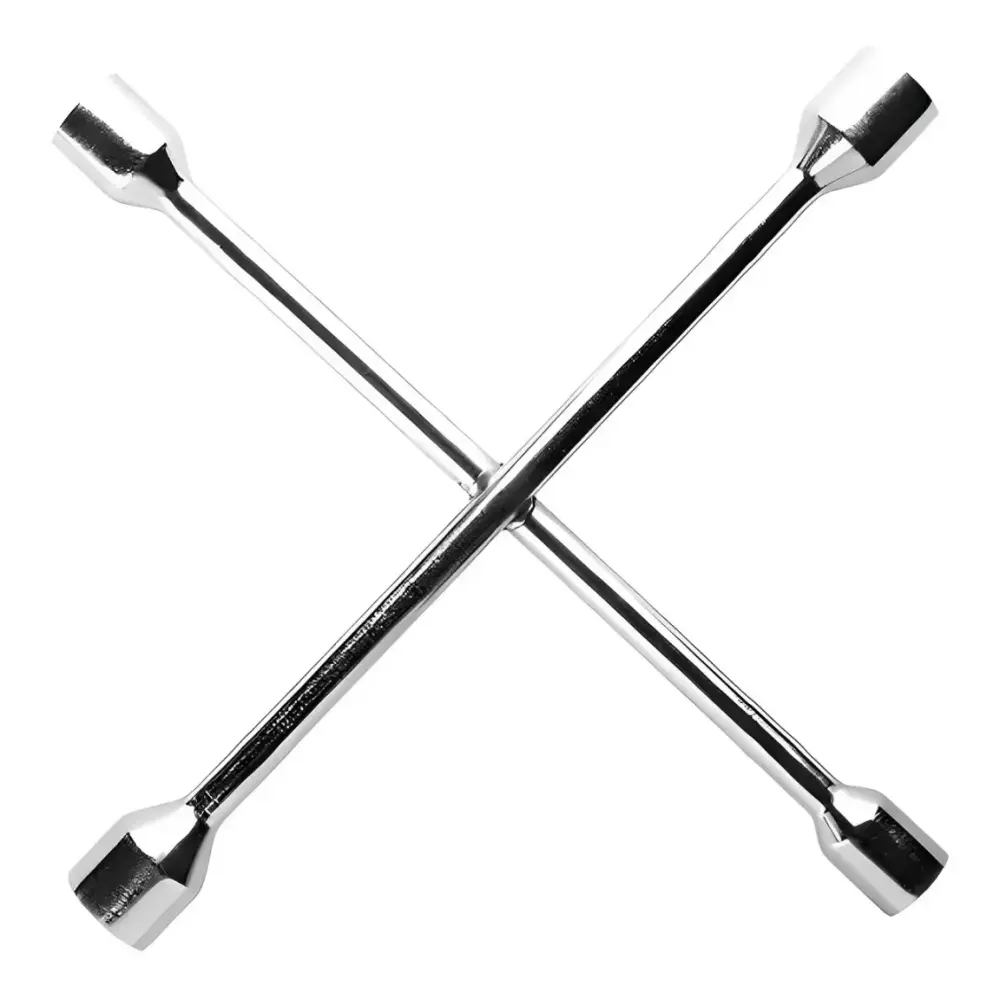 Chave de roda cruz 4 bocas 17X19X21X23MM ImportWay — fotografia de referência