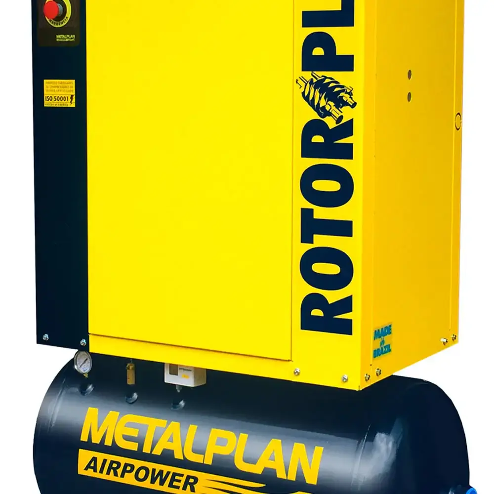 Compressor parafuso 15,0 HP 9 BAR trifásico 380V Metalplan — fotografia 3
