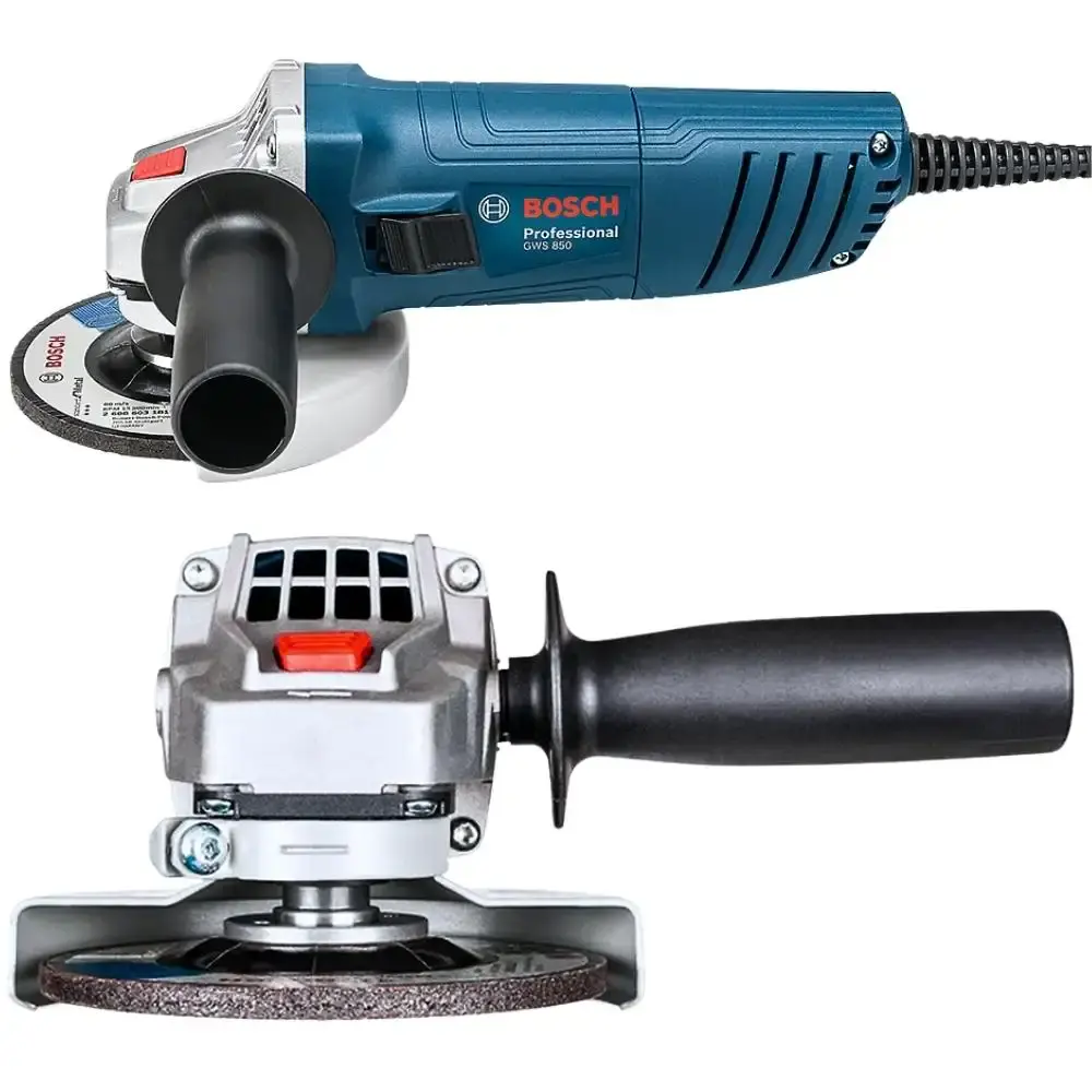 Esmerilhadeira angular 4.1/2 POL 850W GWS850 com 3 discos 4.1/2 POL Bosch 220 V — fotografia 2