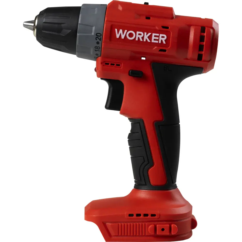 Parafusadeira 20V brushless 1 bateria Worker — fotografia 4