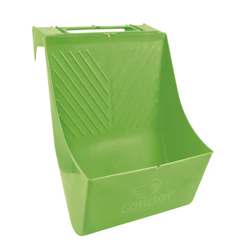 Bandeja plástica para tinta verde 3,6L Condor