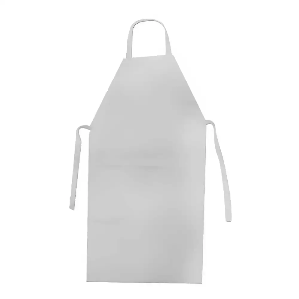 Avental de PVC Forrado 120 x 70 cm Branco com 03 Uni PLASTCOR — fotografia 2