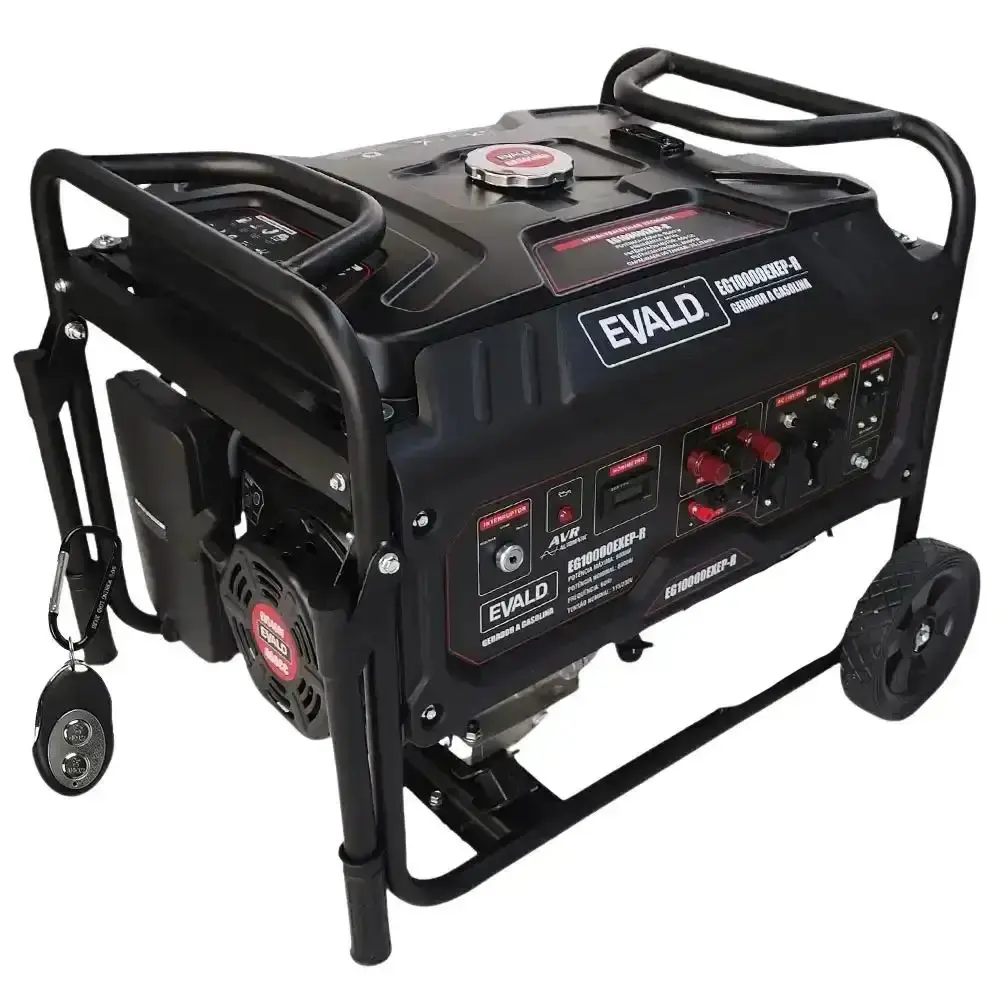 Gerador de energia a diesel 9 KVA 220V trifásico EG10000EXEP-R Evald — fotografia de referência