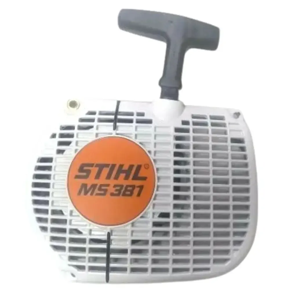 Tampa partida completa original motosserra stihl ms 381 — fotografia de referência