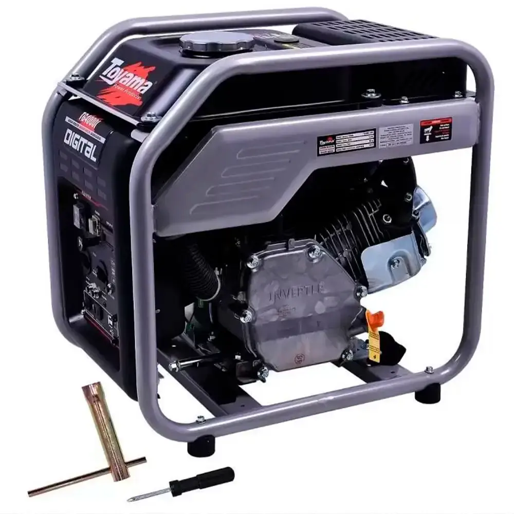Gerador de energia à gasolina 4,0 KVA digital TG4000I Toyama 110 V — fotografia 5