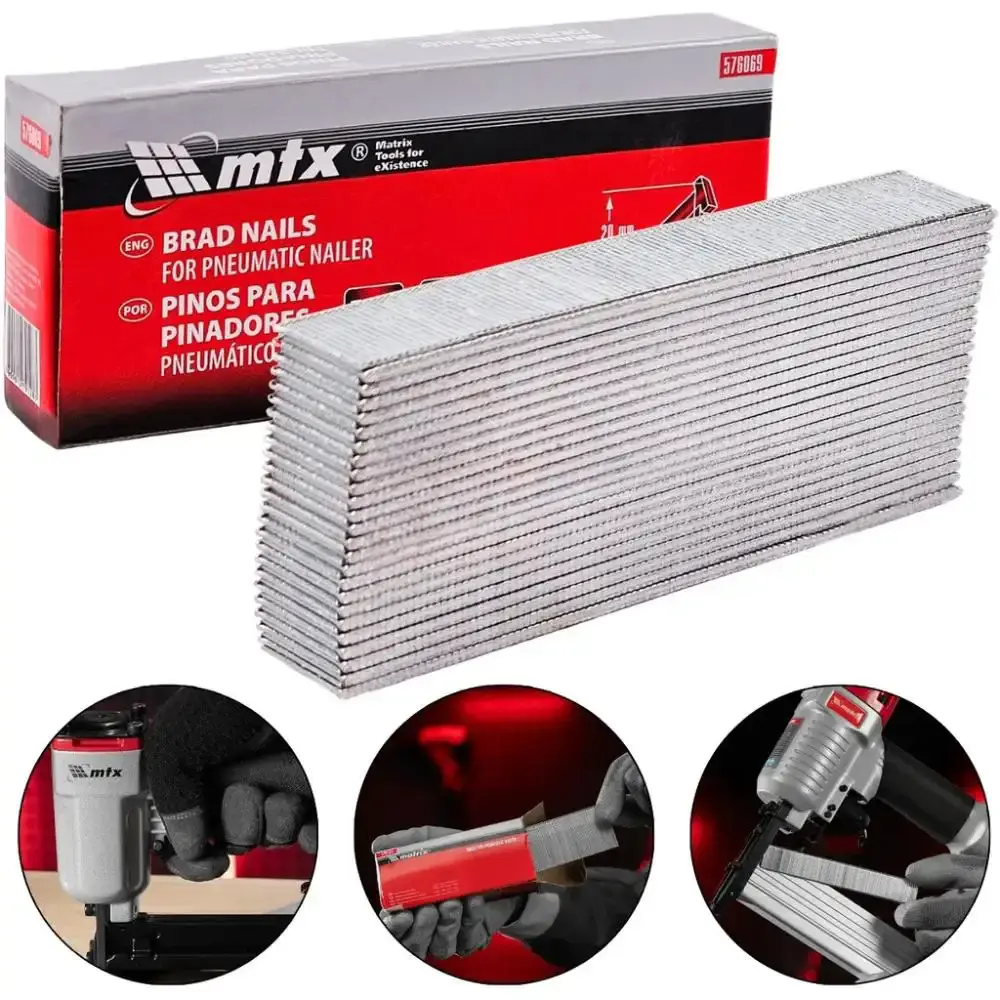Pinos para pinador pneumático F-40 com 10.000 peças MTX — fotografia 5