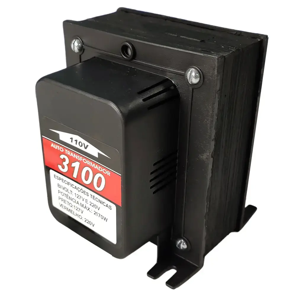Transformador de voltagem 2170W bivolt EVAT3100 Evald — fotografia de referência