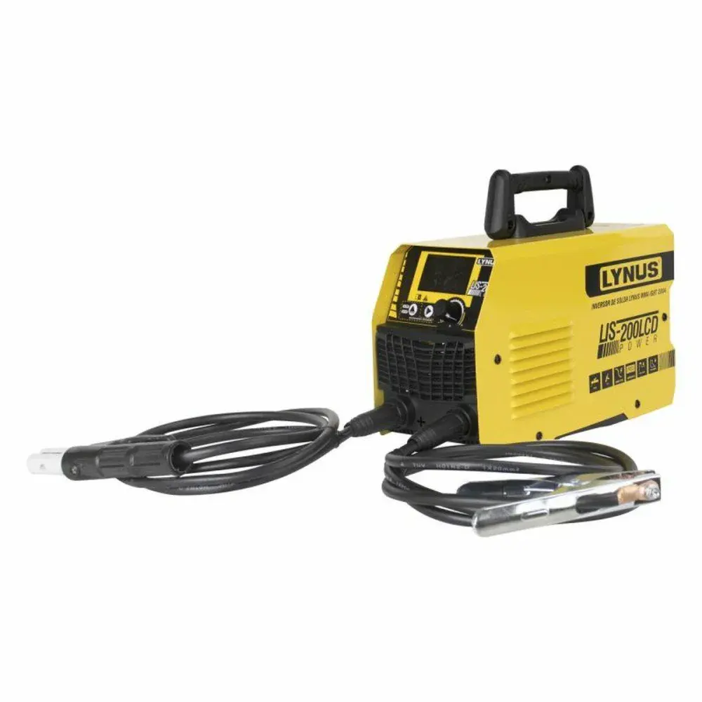 Inversor de solda 200A LIS-200 lcd bivolt Lynus — fotografia 2