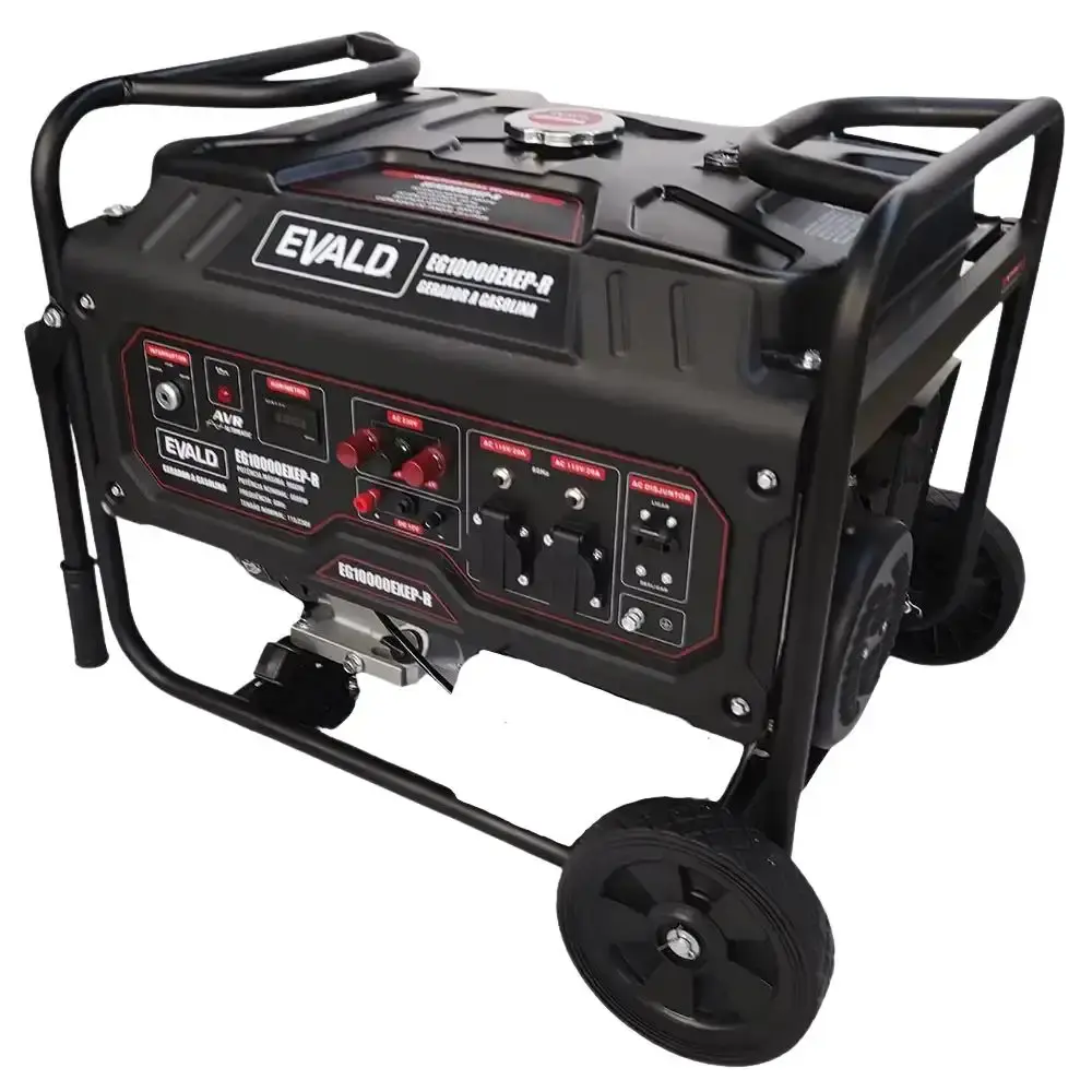 Gerador gasolina 9 KVA partida elétrica bivolt EG10000EXEEP-R Evald