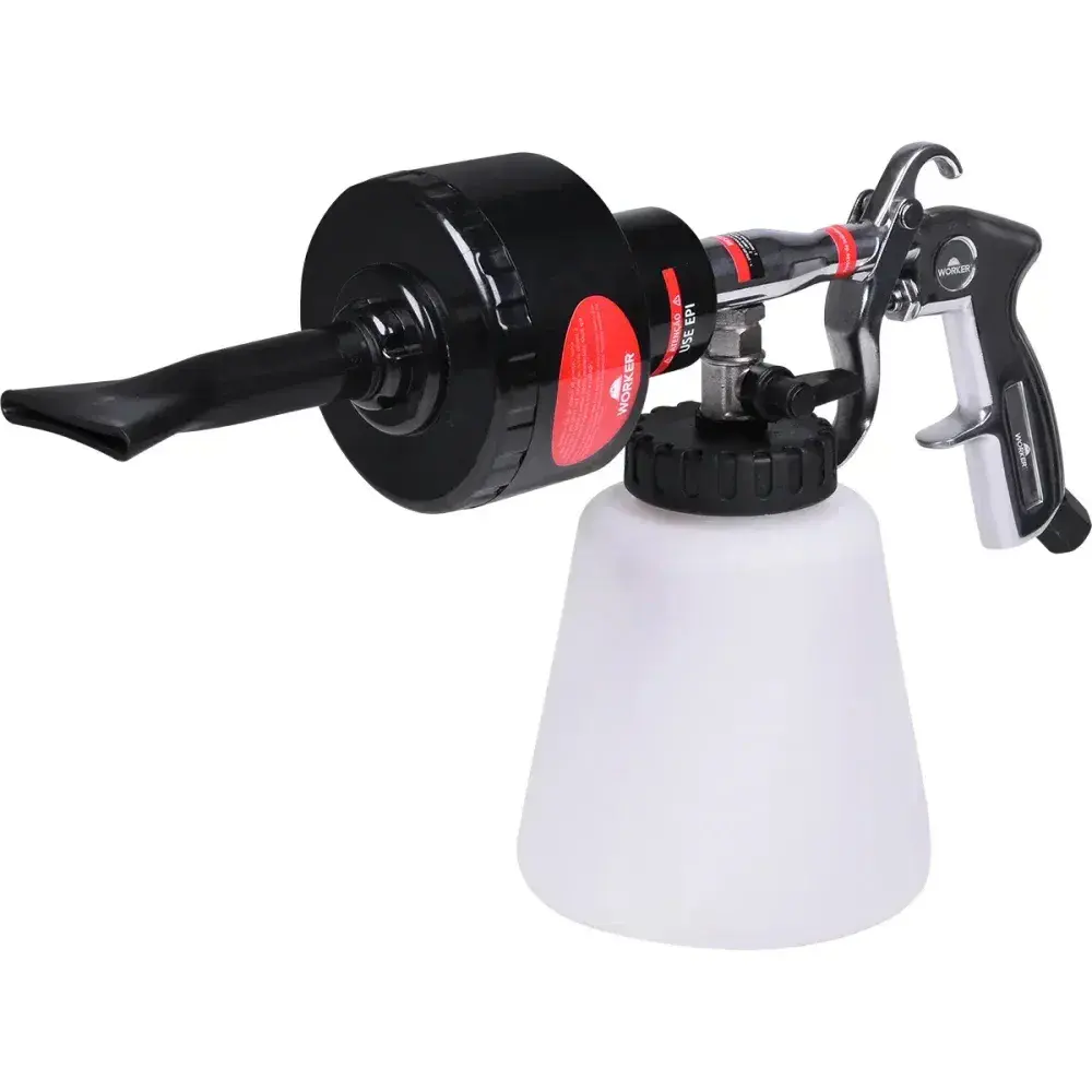 Pistola de ar jato espuma 1/4NPT 1L Worker — fotografia 8