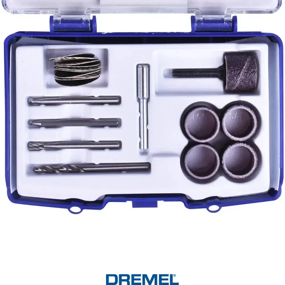 Kit para mini retífica 20 peç para madeira Dremel — fotografia 9