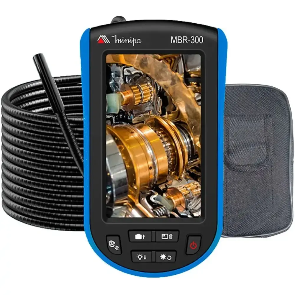 Boroscópio digital câmera de inspeção 4,3 POL cabo 3,2 m USB MBR 300 Minipa