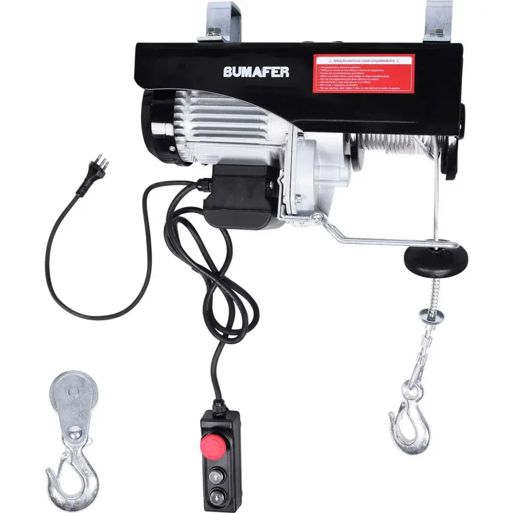 Guincho elétrico vertical 1000KG 12M 1300W 220V Bumafer
