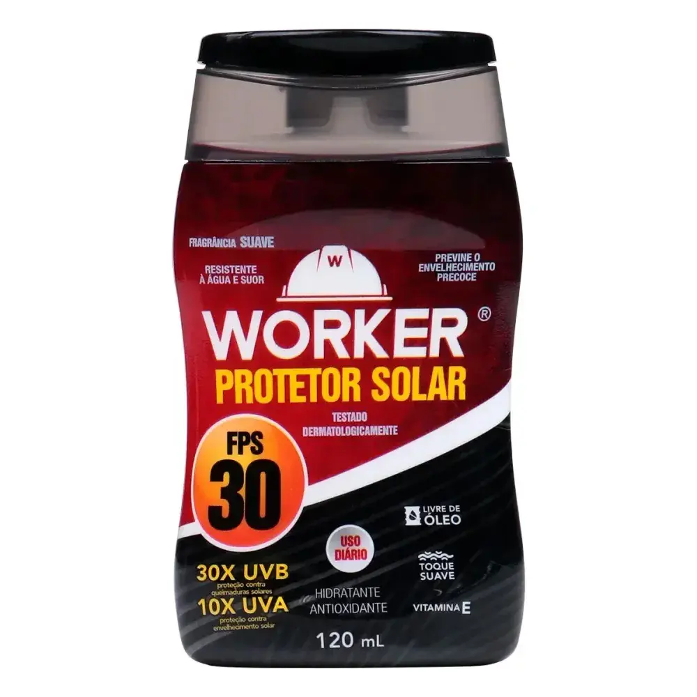 Protetor solar FPS30 120ML Worker — fotografia 2
