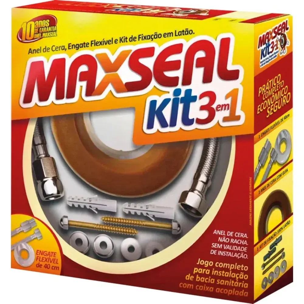 Maxkit 3X1 engate Maxseal flex inox 40CM — fotografia 2